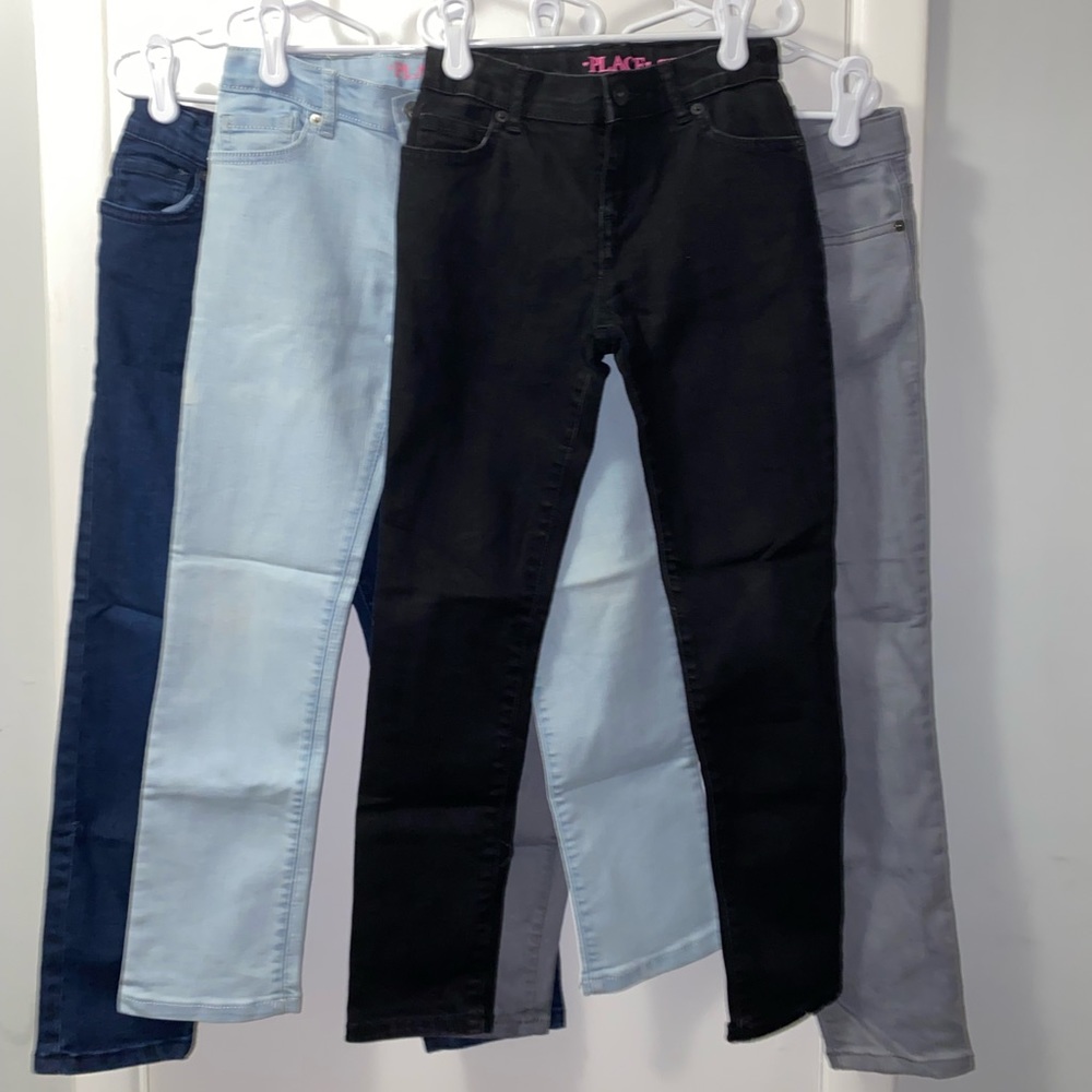Girl’s Super Skinny Jeans Bundle (4-Pieces) - size 8